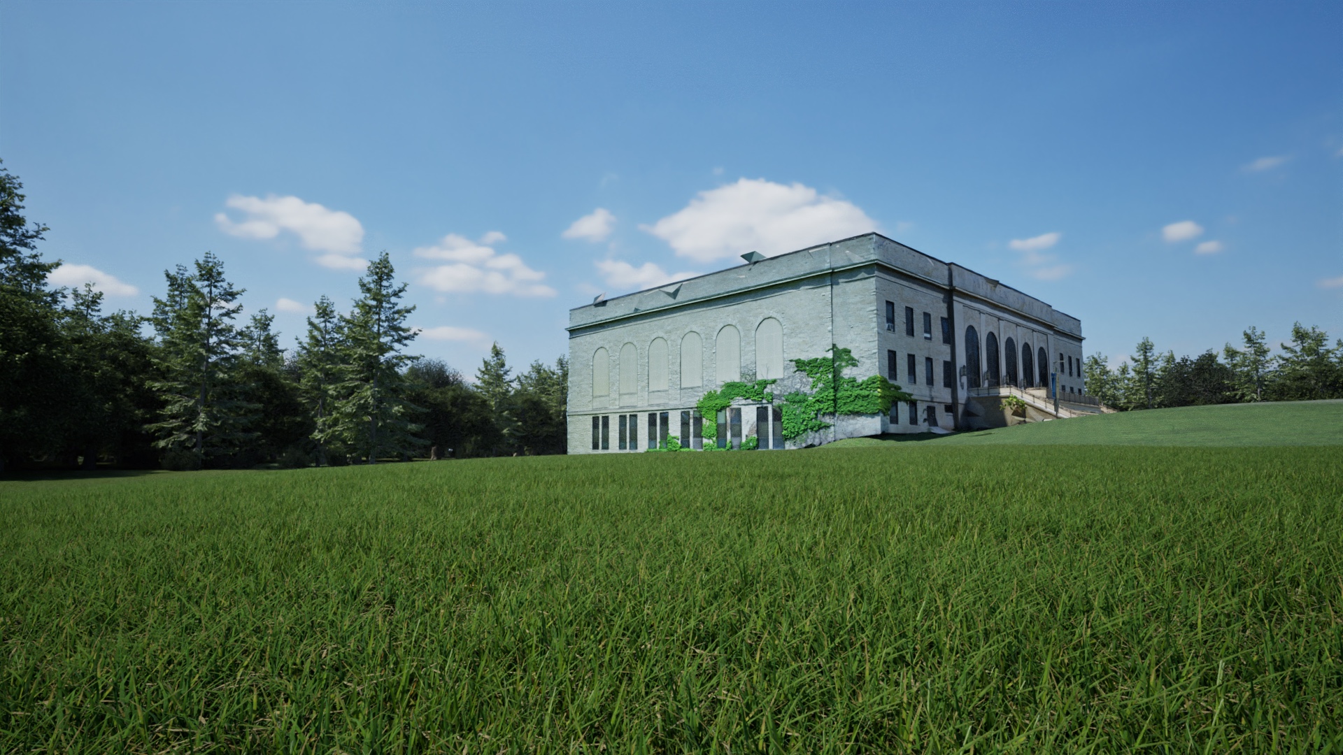 Native Twinmotion visualization of Alexander Gymnasium