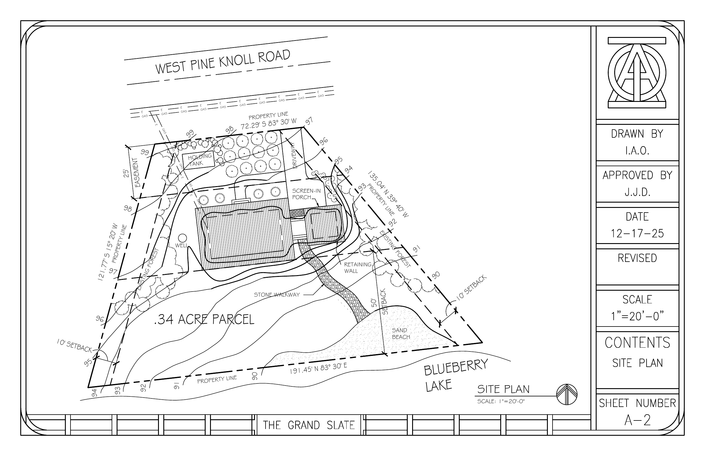 The Slate drawing sheet 2 of 8