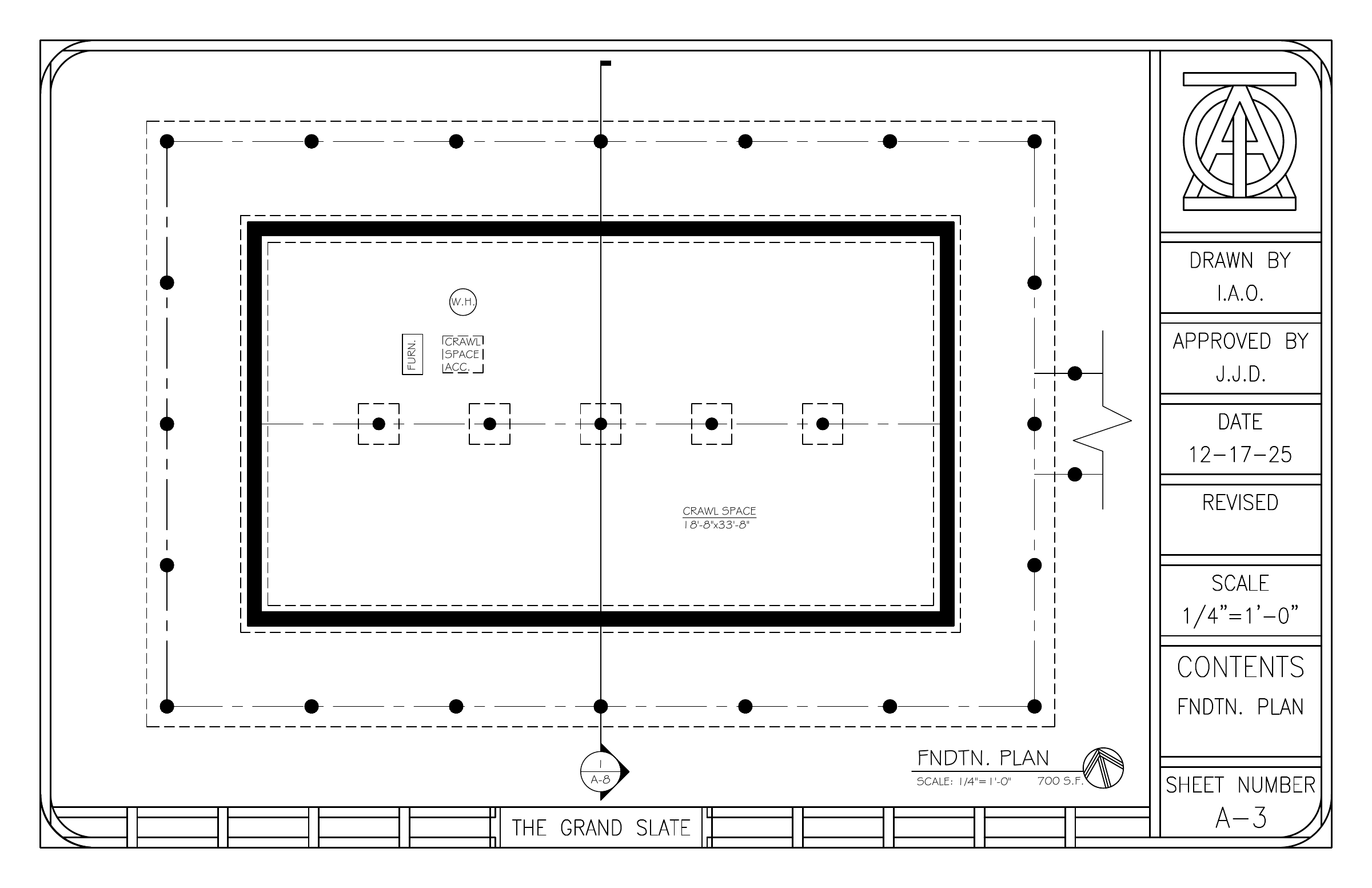 The Slate drawing sheet 3 of 8
